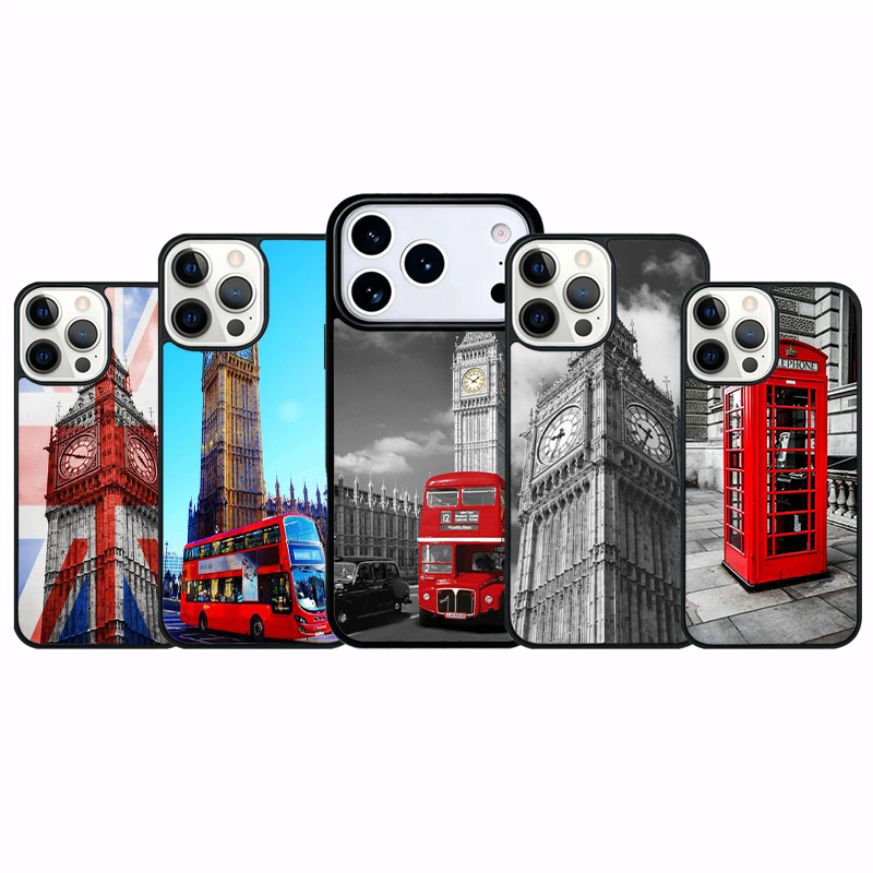 Phone Cases London - London Red Bus Big Ben Phone