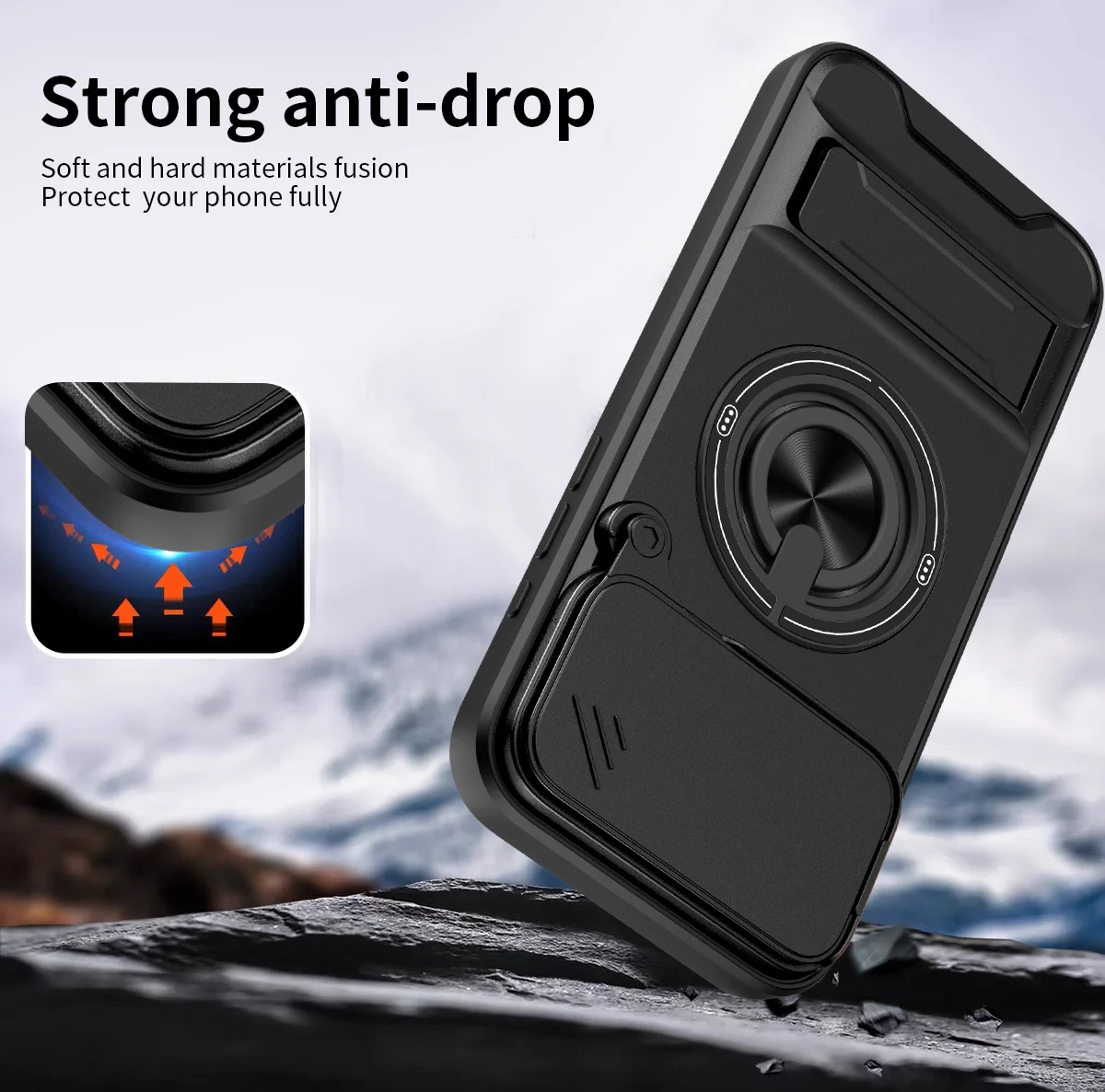 Magnetic Phone Case for IPhone - огляд і ціна Ring Stand Case