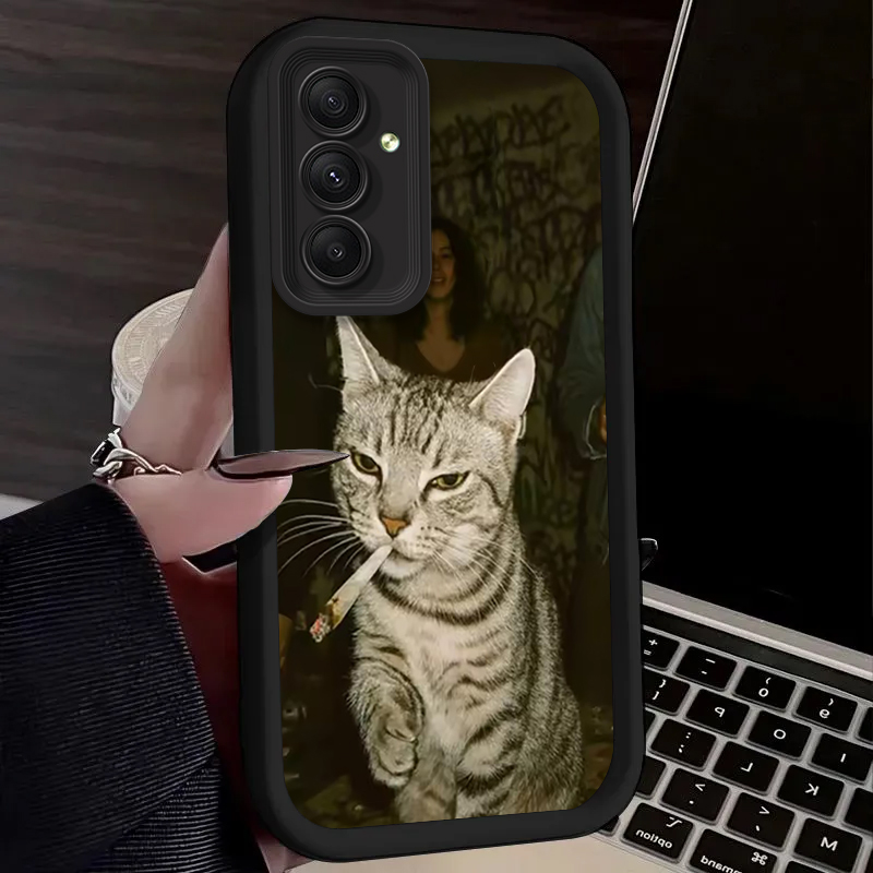 Trendy Cat Smoking Phone Case  - огляд і ціна Phone Cases Cat