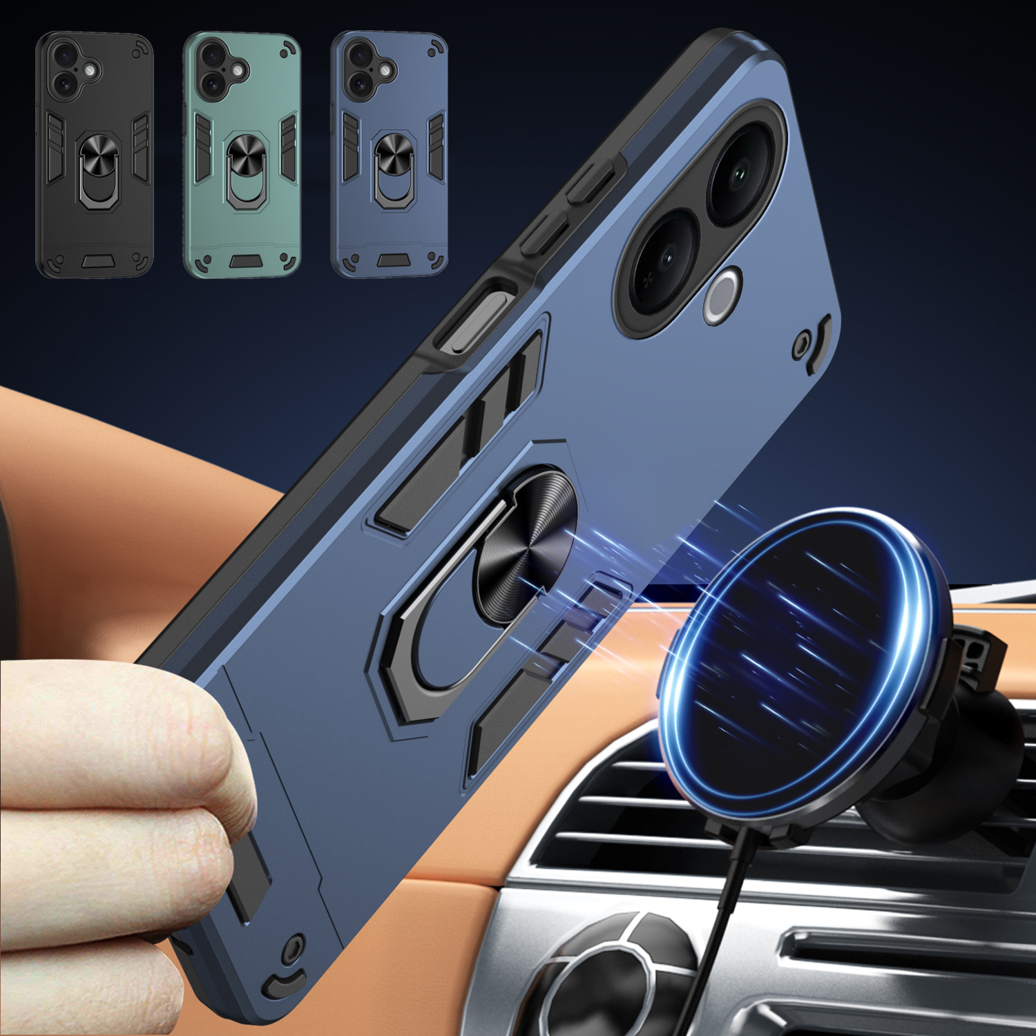 Military Grade Case for Vivo V - огляд і ціна Ring Stand Case