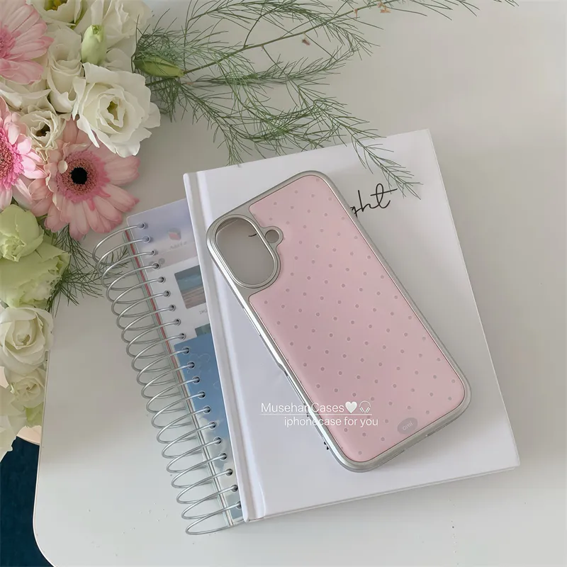 Korean ins Cream Pink Polka Do - огляд і ціна Phone Cases That Charge Your Phone