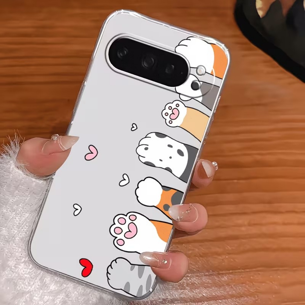 Cartoon Cat Paw Print Crystal  - огляд і ціна Phone Cases Cat