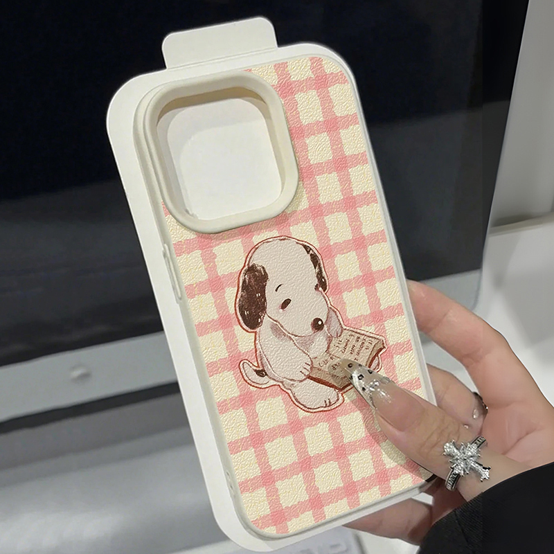 Cute Vintage Book Dog Litchi P - огляд і ціна Phone Cases Vintage