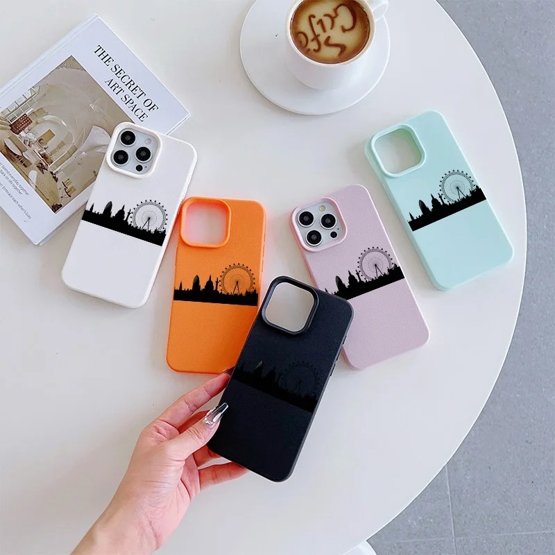 Leather Texture London Skyline - огляд і ціна Phone Cases London