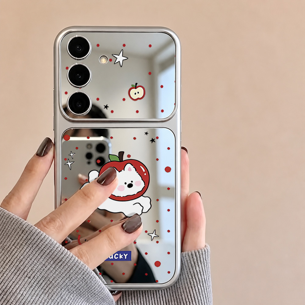 Make Up Mirror Cute Dog Phone  - огляд і ціна Phone Cases Galaxy S24