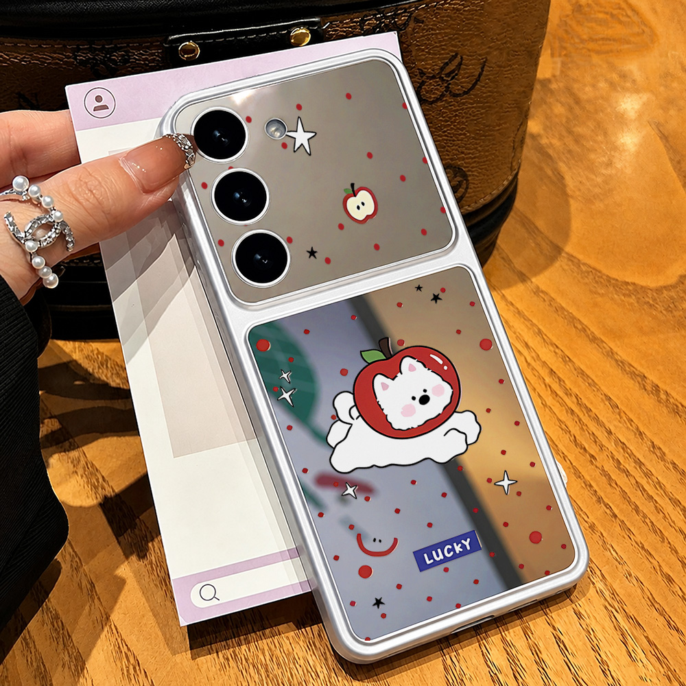Make Up Mirror Cute Dog Phone  - огляд і ціна Phone Cases Galaxy S24