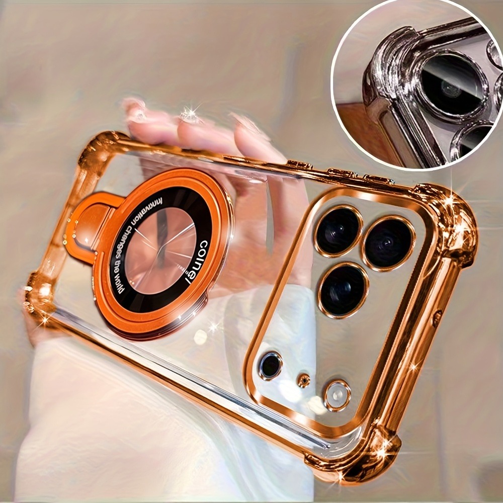 Luxury Plating Phone Case for  - огляд і ціна Ring Stand Case