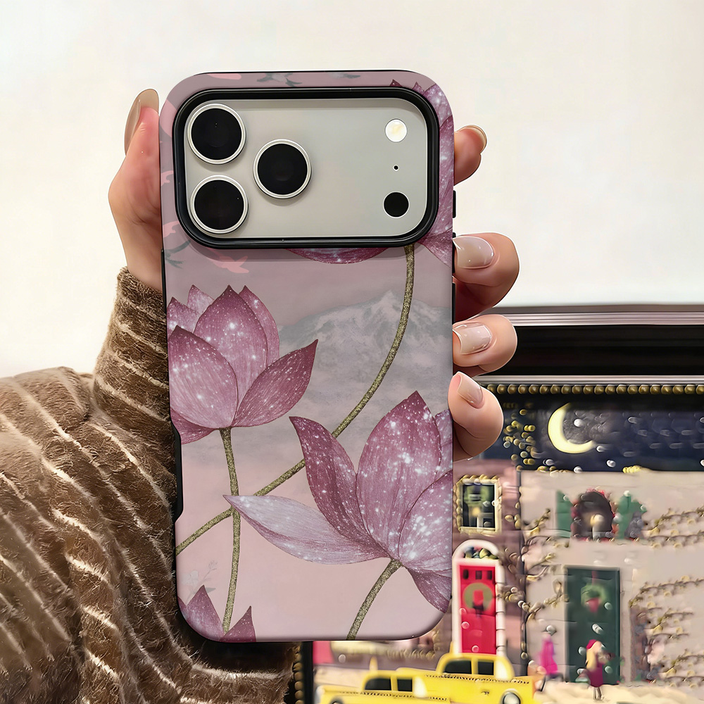 Retor Pink Pearl Lotus Floral  - огляд і ціна Phone Cases Galaxy S24