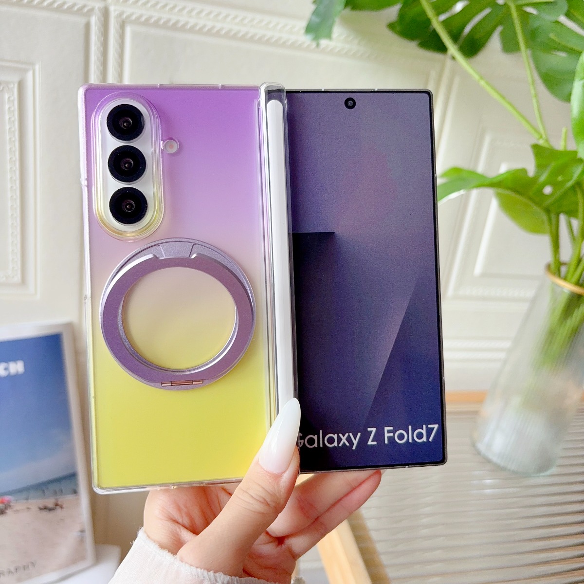 Gradient Transparent Rotate Ri - огляд і ціна Ring Stand Case