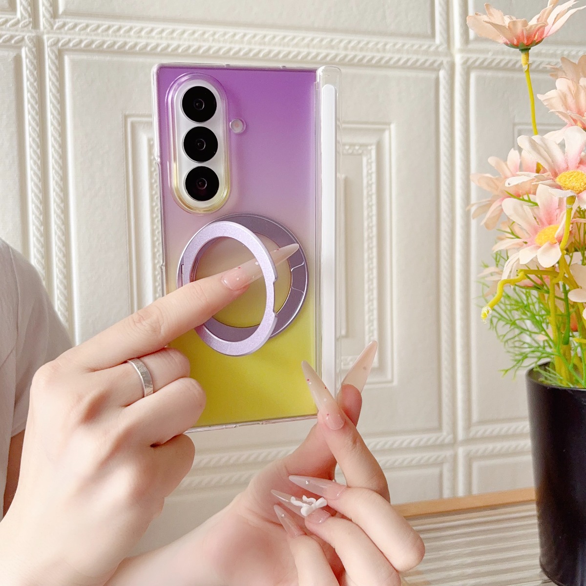 Gradient Transparent Rotate Ri - огляд і ціна Ring Stand Case