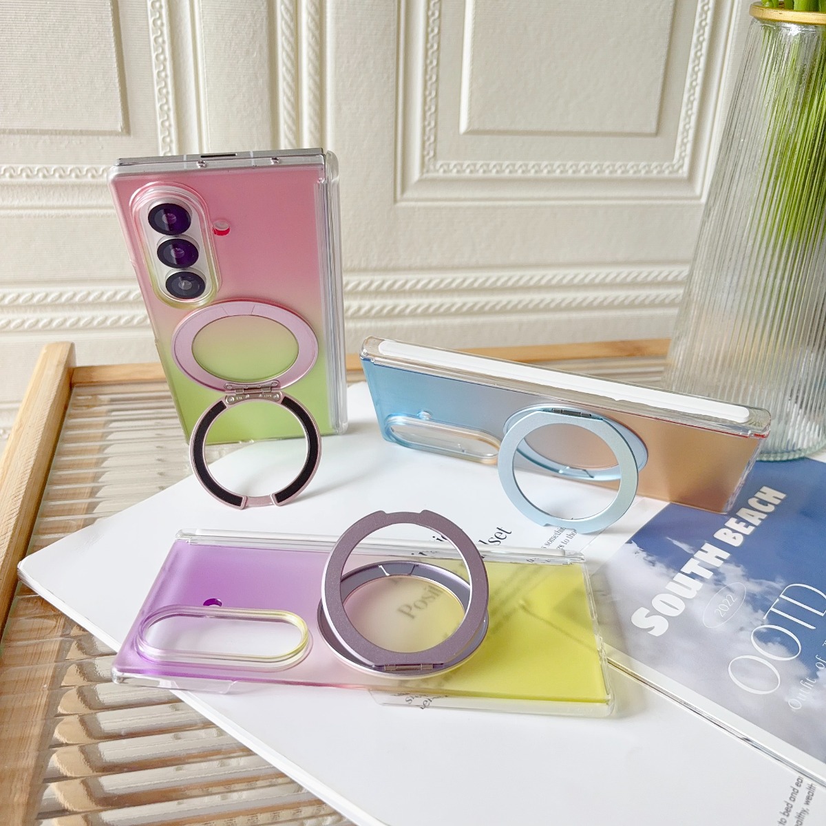 Gradient Transparent Rotate Ri - огляд і ціна Ring Stand Case