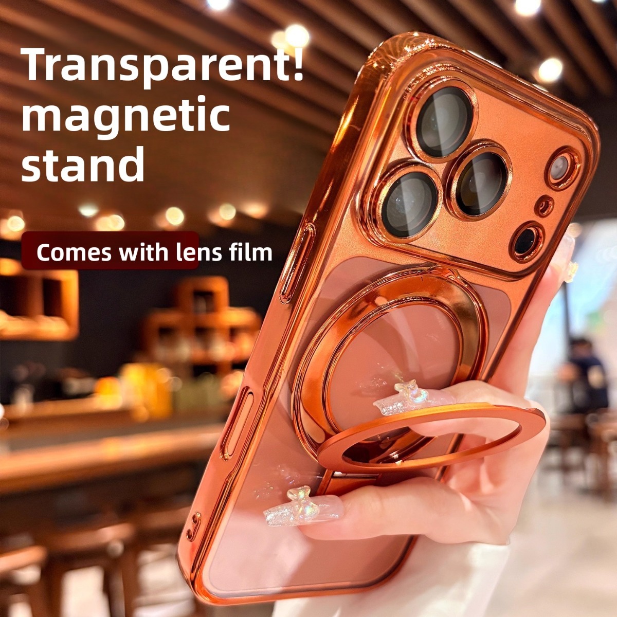 For Magsafe Magnetic Bracket P - огляд і ціна Ring Stand Case