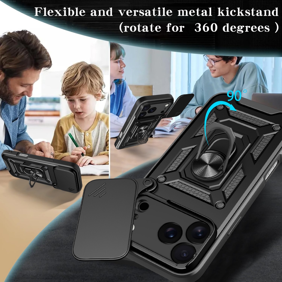 Shockproof Case for IPhone Air - огляд і ціна Ring Stand Case