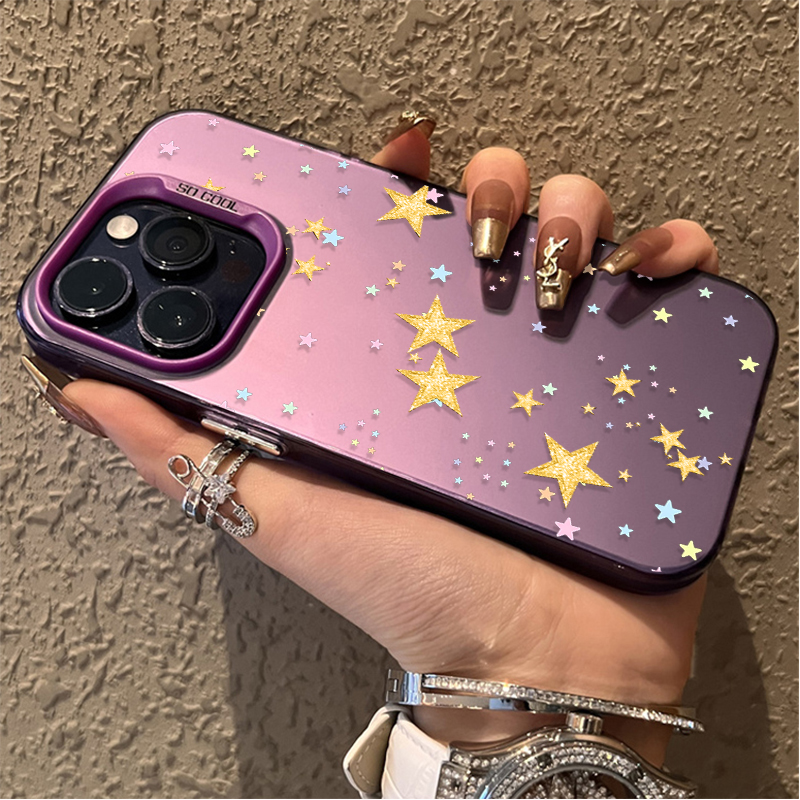 Colorful Star Pattern Matte Ha - огляд і ціна Phone Cases Xiaomi