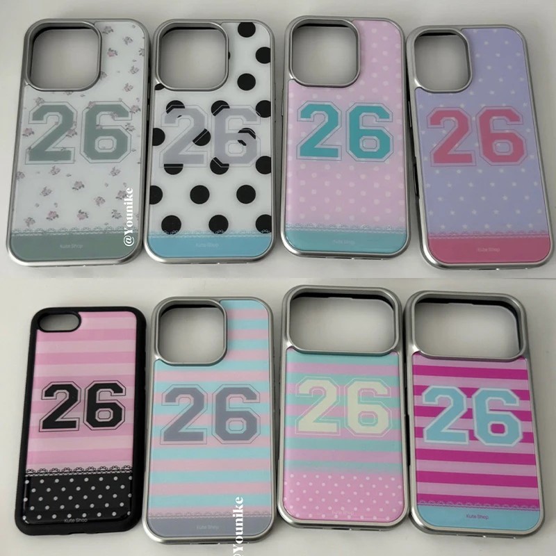 Clmj Korean Ins Stripe Polka D - огляд і ціна Phone Cases That Charge Your Phone