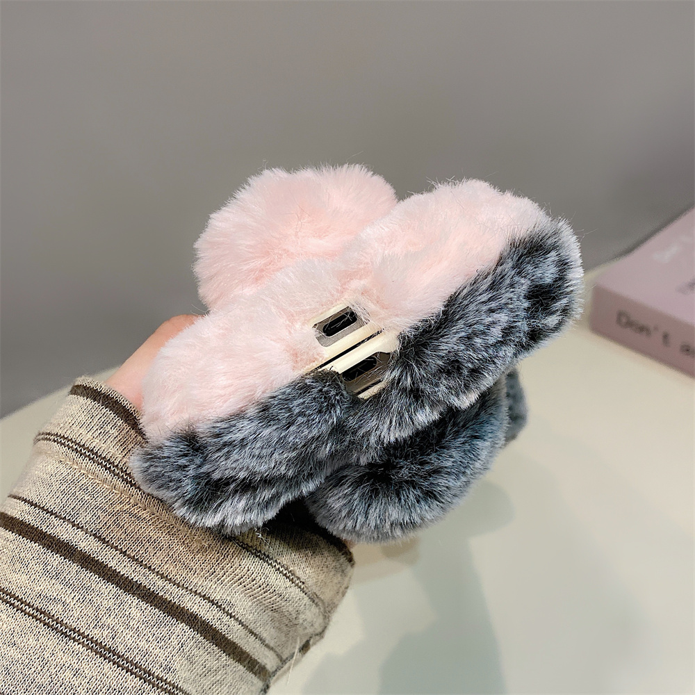 Cute Rabbit Ears Fluffy Stand  - огляд і ціна Phone Cases Holder